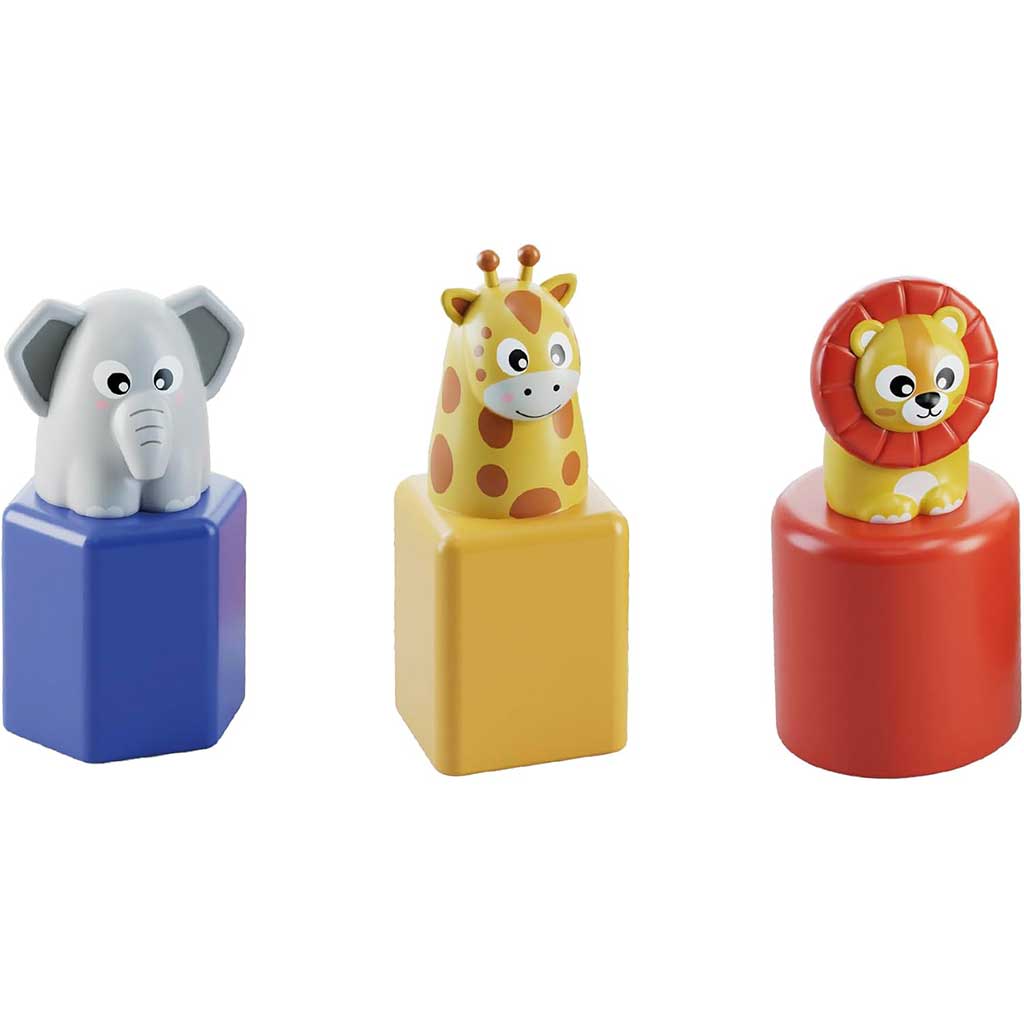 Carotina Baby: Happy Logic Саванна животинска форма разпознаваща игра - Lisciani изображение 3