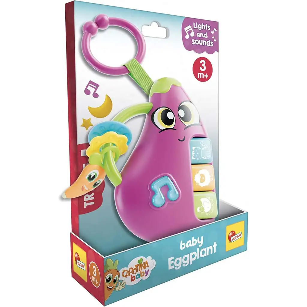 Carotina Baby: Интерактивен патладжан с светлина и звук - Lisciani изображение 1
