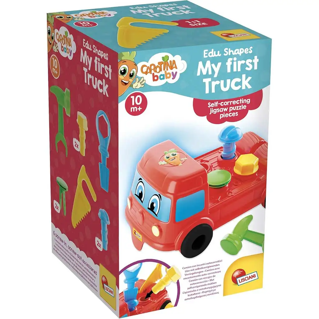Carotina baby: Моят първи камион формапъзел играчка - Lisciani изображение 1