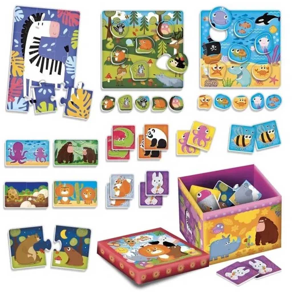 Carotina Baby: Супер Кутия 10 обучителни игри - Lisciani изображение 2