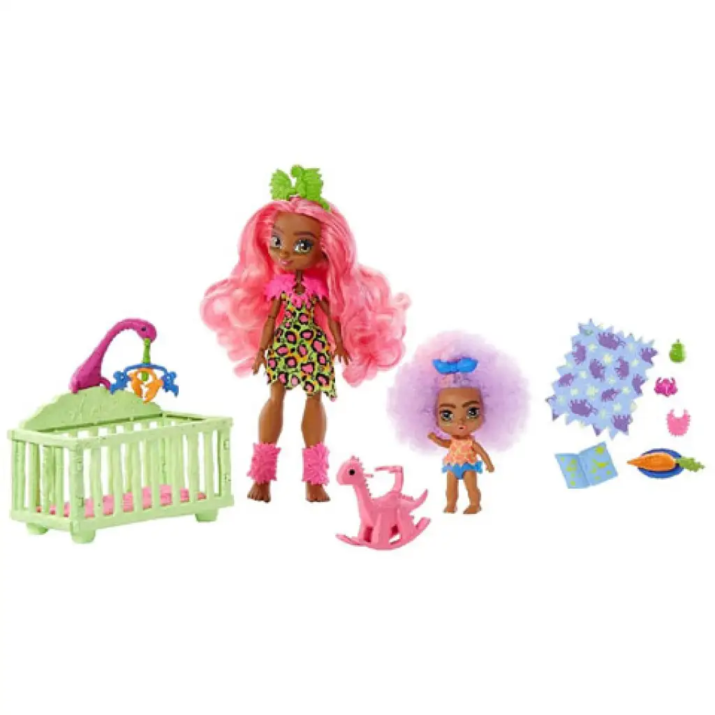 Cave Club: Играчка комплект за детегледачка с аксесоари - Mattel изображение 5