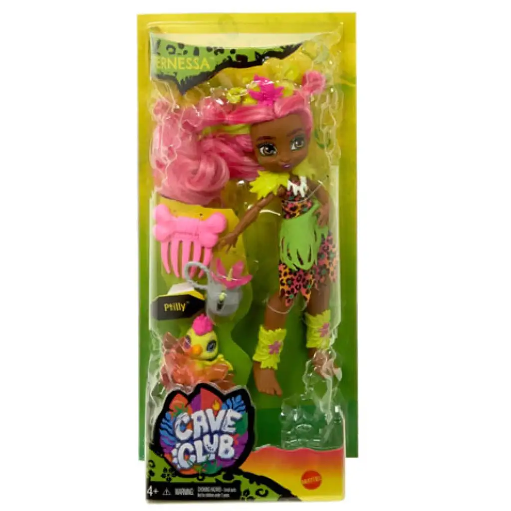 Cave Club: Игрови комплект с Фернеса и праисторическо същество - Mattel изображение 1