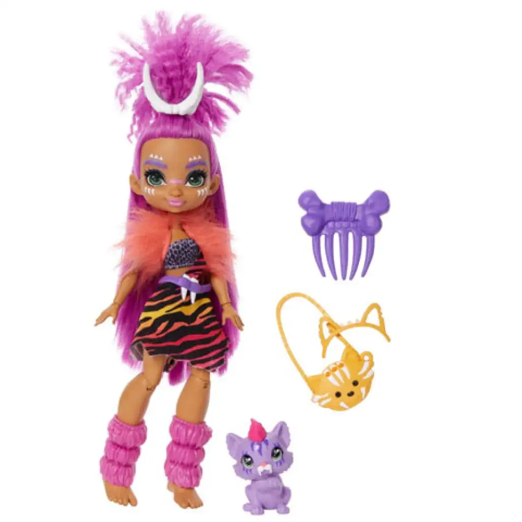 Cave Club: Roaralai комплект с Ферел древен звяр - Mattel изображение 2
