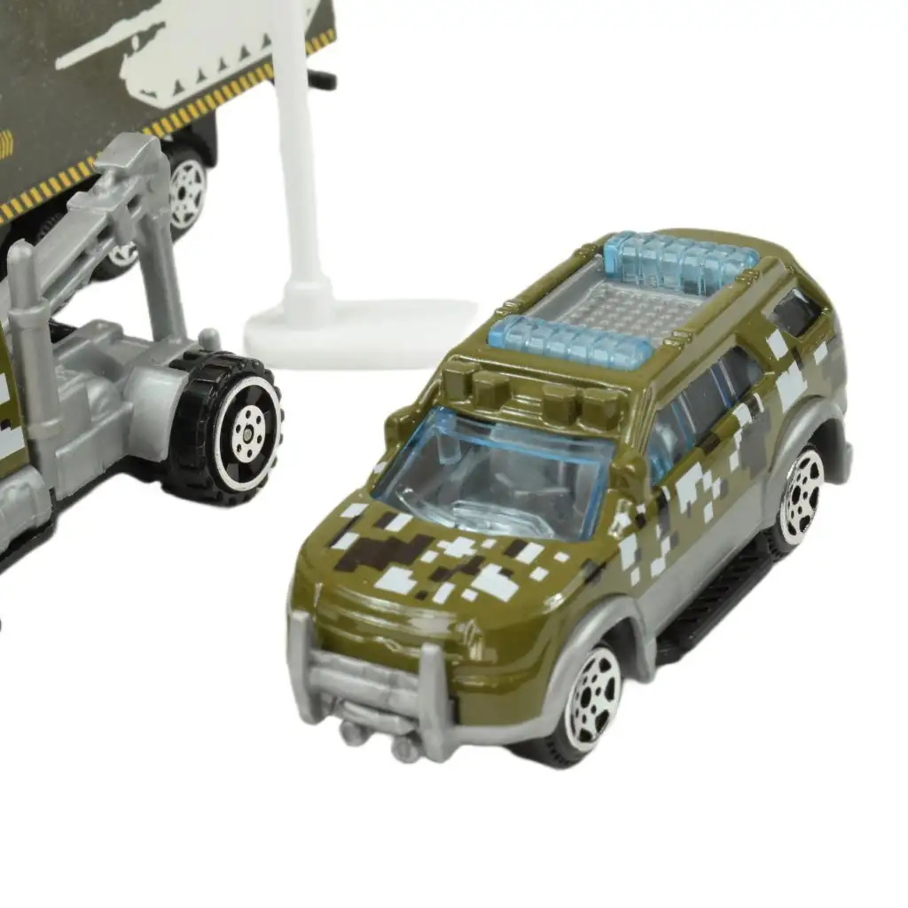 Chariot Die-Cast: Метален военен автомобилен комплект с аксесоари в два варианта изображение 4