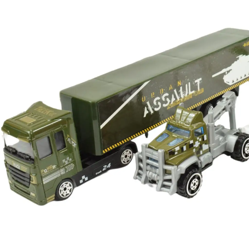 Chariot Die-Cast: Метален военен автомобилен комплект с аксесоари в два варианта изображение 5