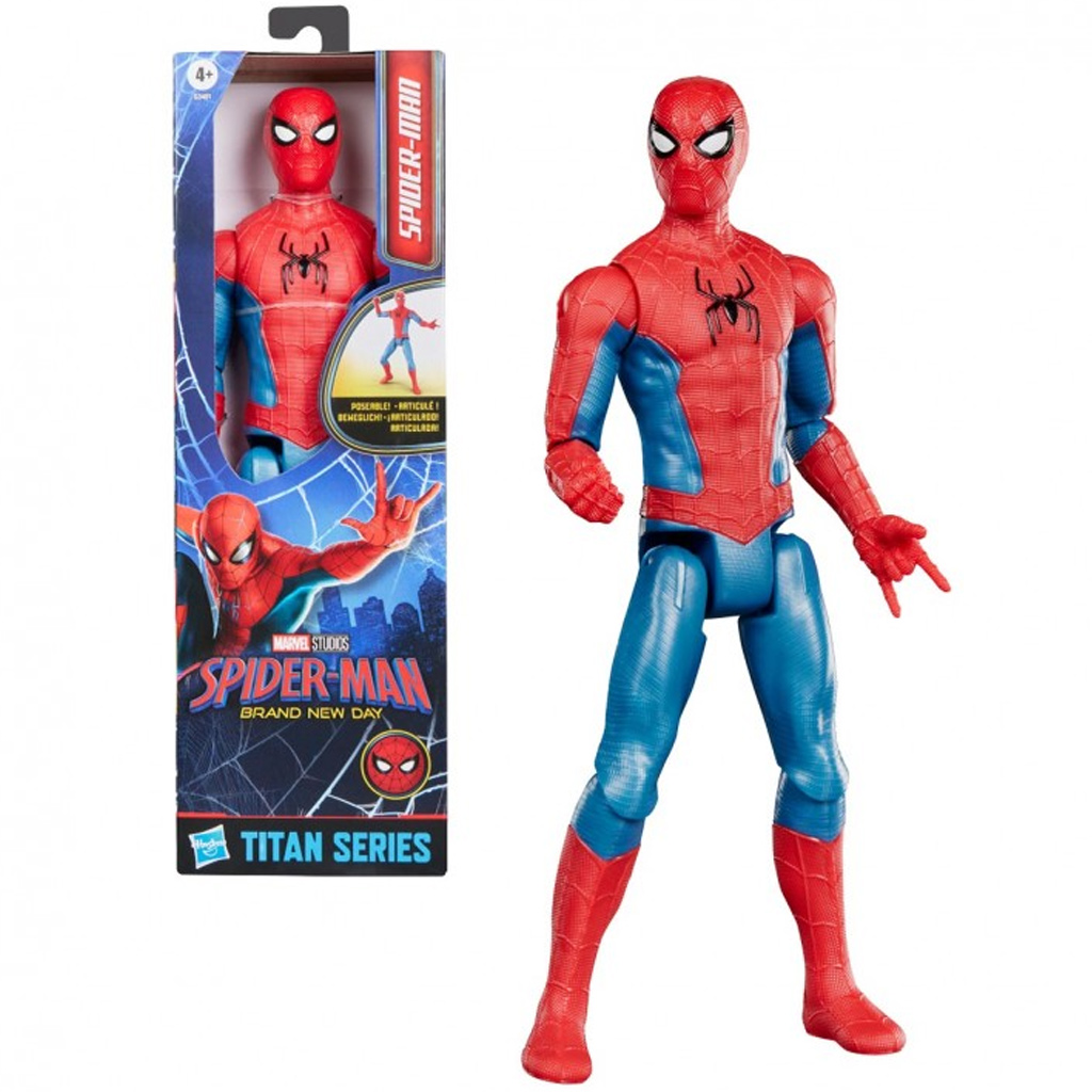 Човекът-паяк Напълно нов ден: Titan Series Човекът-паяк екшън фигура 30см - Hasbro изображение 1