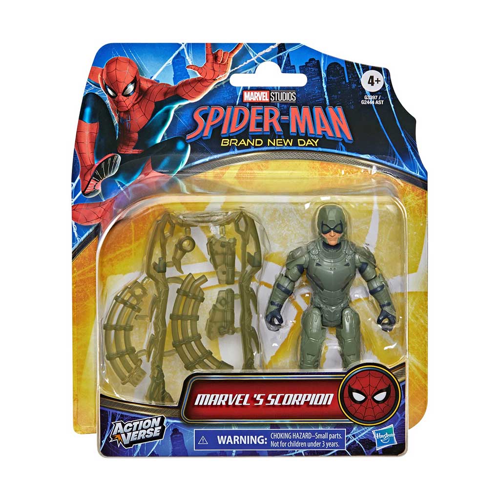 Човекът паяк Нов ден: Фигура на Скорпион с аксесоари 11 см – Hasbro изображение 1
