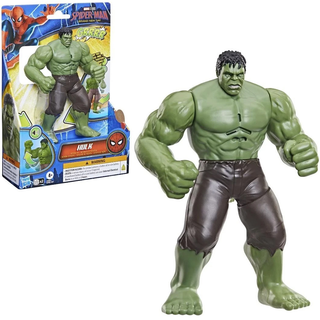 Човекът-паяк Нов ден: Хълк фигурка с звук 15см - Hasbro изображение 2