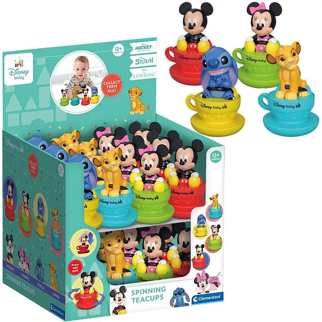 Clementoni Baby: Disney Baby въртящи се фигурки на герои в четири варианта 1бр изображение 3