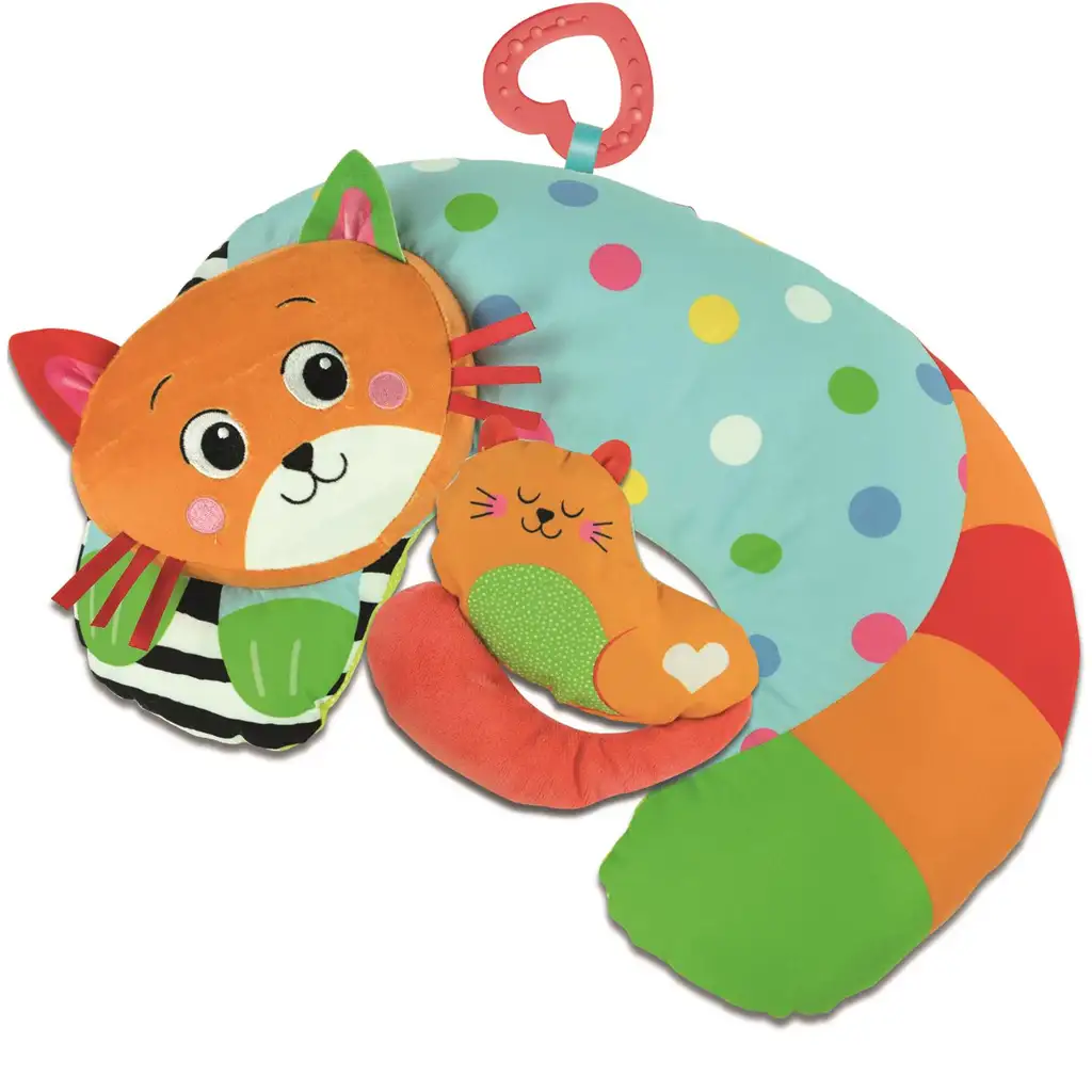 Clementoni Baby: Котешка възглавница за корем 31x44cm изображение 2