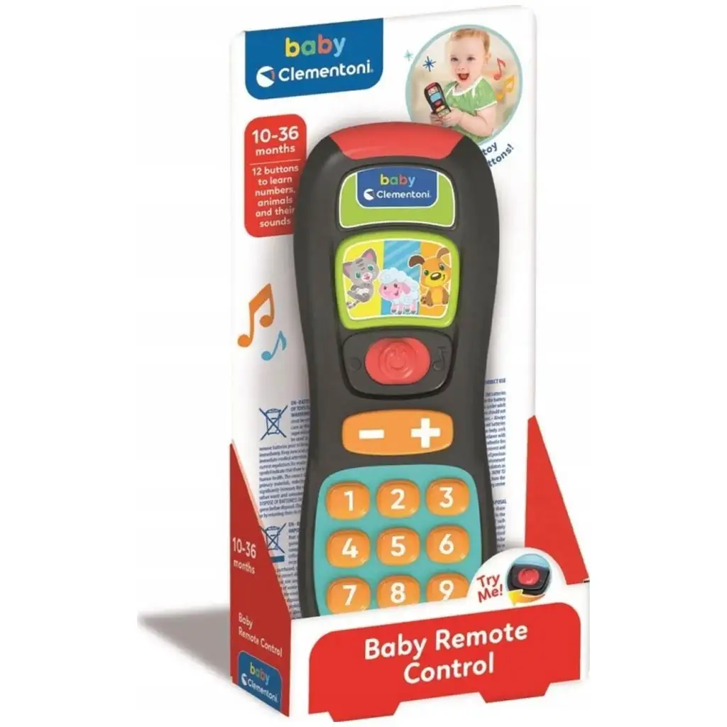 Clementoni Baby: Моят първи дистанционен контролер за бебета с ефекти от светлина и звук изображение 1
