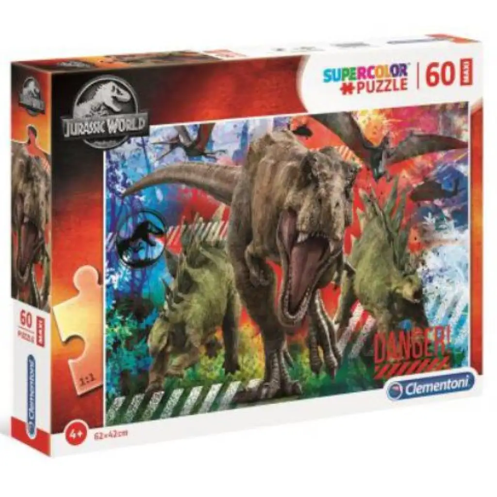 Clemetoni: Jurassic World 60бр. макси пъзел изображение 1