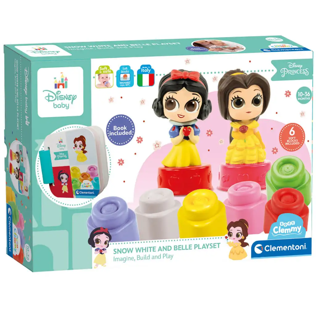 Clemmy: Disney Princess меки строителни блокчета развиваща игра - Clementoni изображение 5