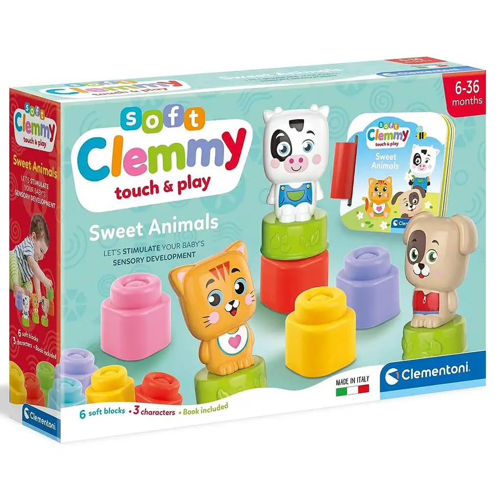 Clemmy Меки сладки животни комплект за игра - Clementoni изображение 1