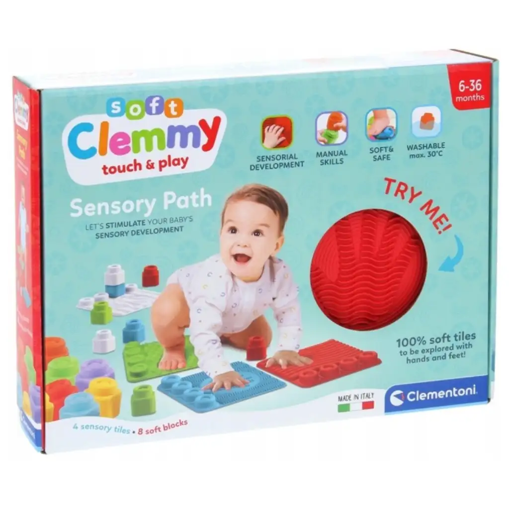 Clemmy меко игрално килимче и комплект строителни блокчета - Clementoni изображение 1