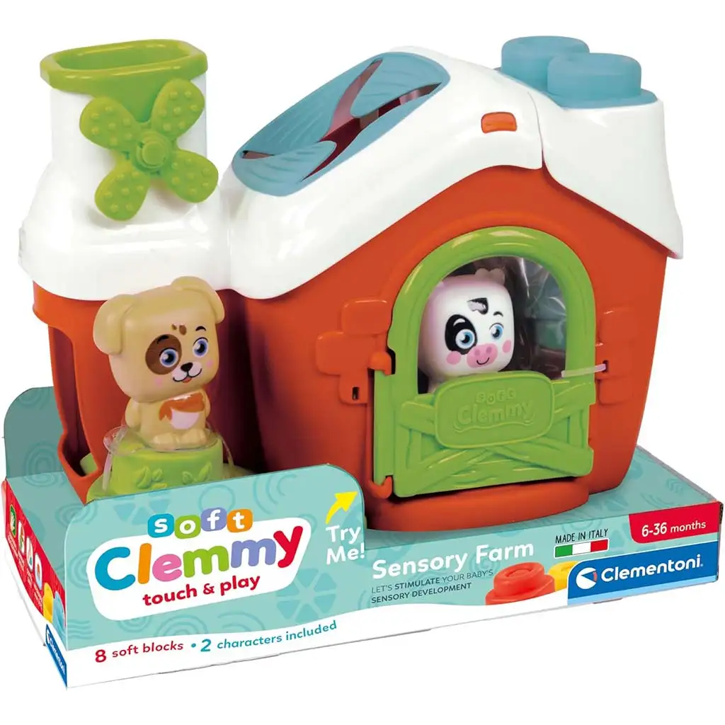 Clemmy: Сензорен мек комплект за ферма - Clementoni изображение 1