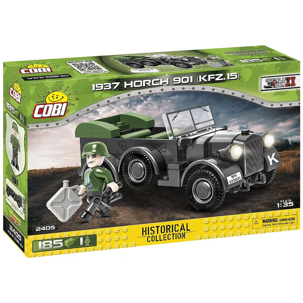 COBI: 1937 Horch 901 kfz.15 военно превозно средство строителен комплект (2405) изображение 1