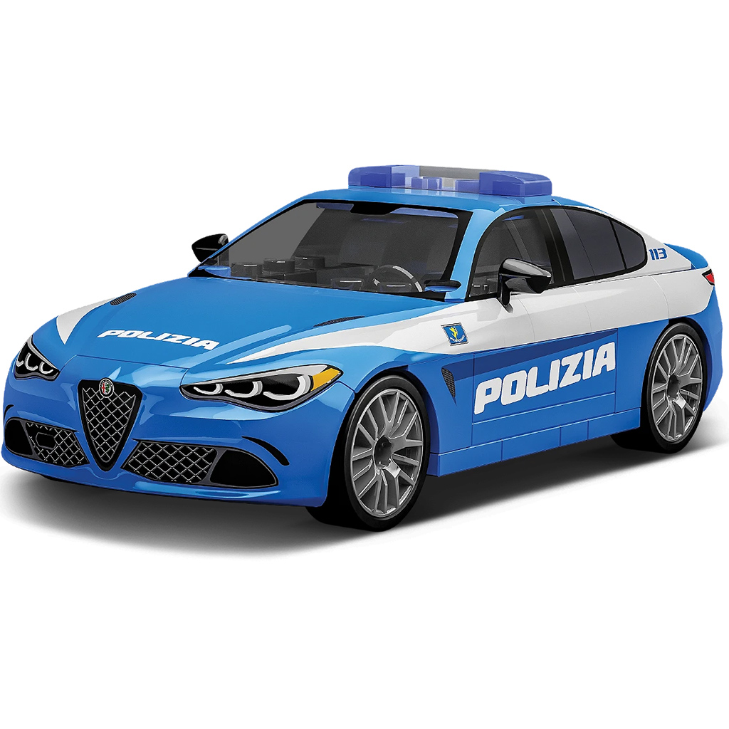 COBI: Alfa Romeo Giulia Quadrifoglio полицейска кола конструктор (24606) изображение 2