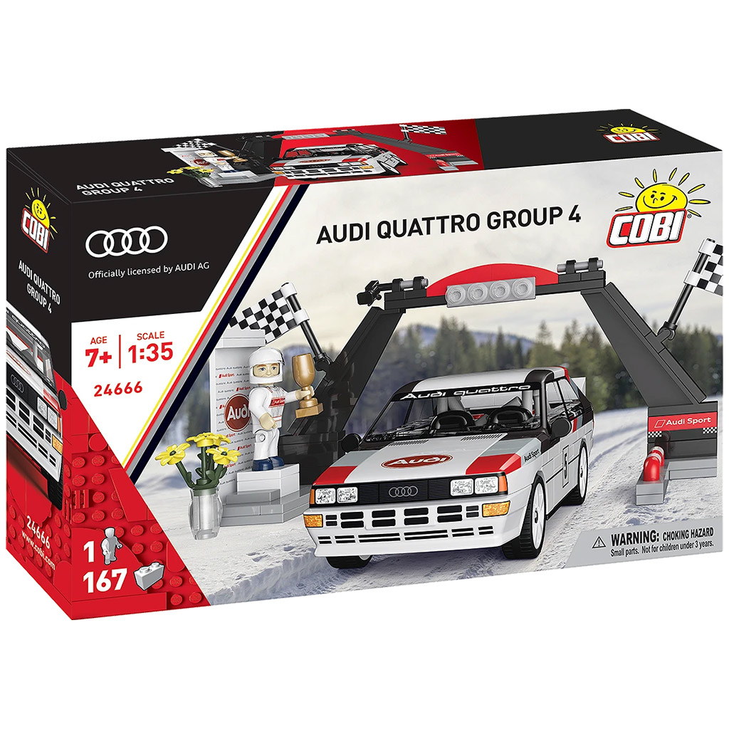 COBI: Audi Quattro Group 4 автомобилен конструктор (24666) изображение 1