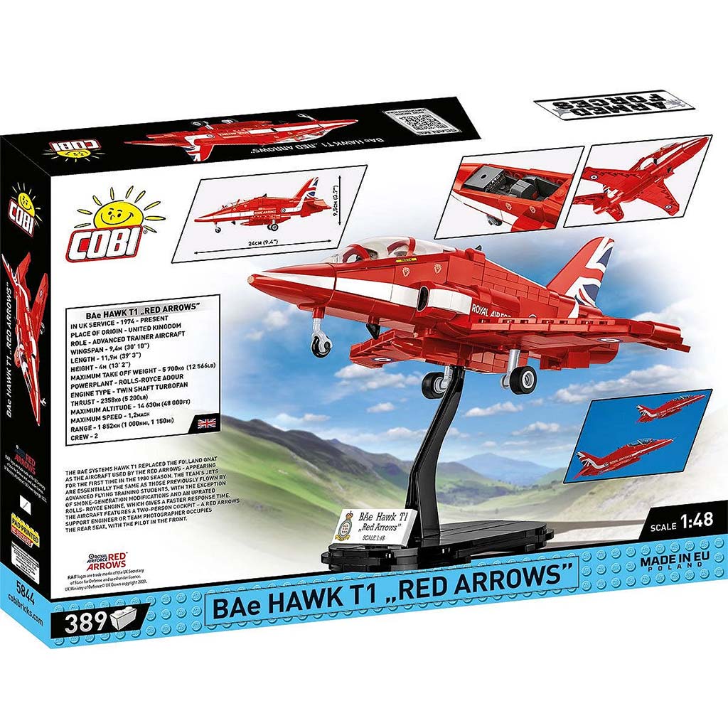 COBI: BAe Hawk T1 „Red Arrows” самолетен конструктор (5844) изображение 9