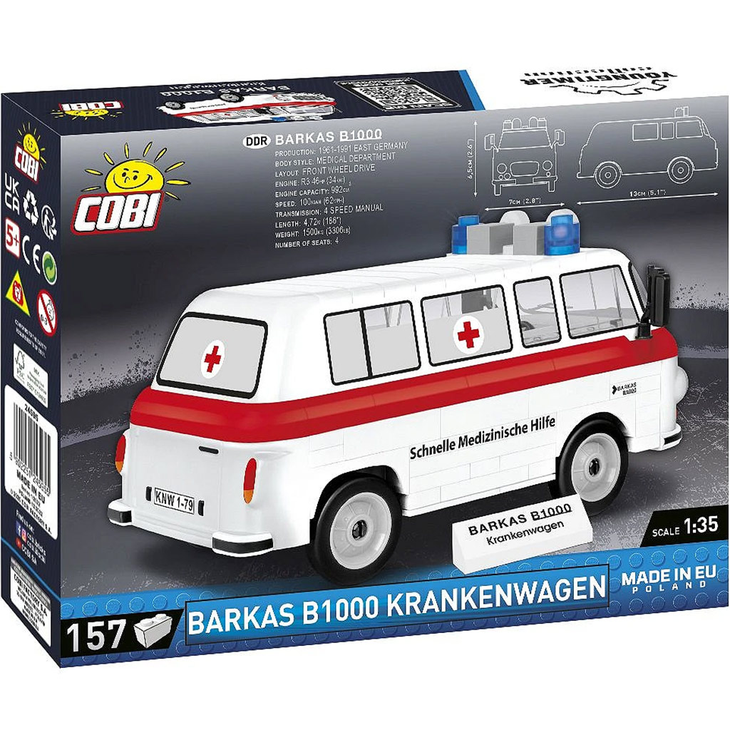 COBI: Barkas B1000 линейка за спешна помощ (24595) изображение 3
