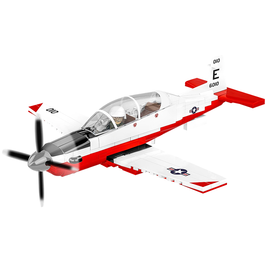 COBI: Beechcraft T-6 Texan II червено-бяло конструкторско играчка (26625) изображение 2