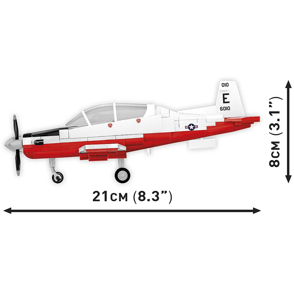 COBI: Beechcraft T-6 Texan II червено-бяло конструкторско играчка (26625) изображение 4