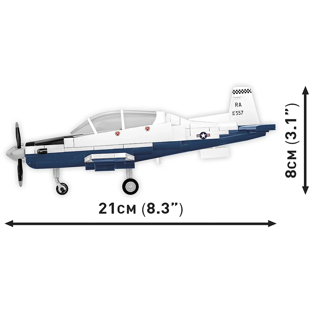 COBI: Beechcraft T-6 Texan II синьо-бяло конструктор (26624) изображение 3