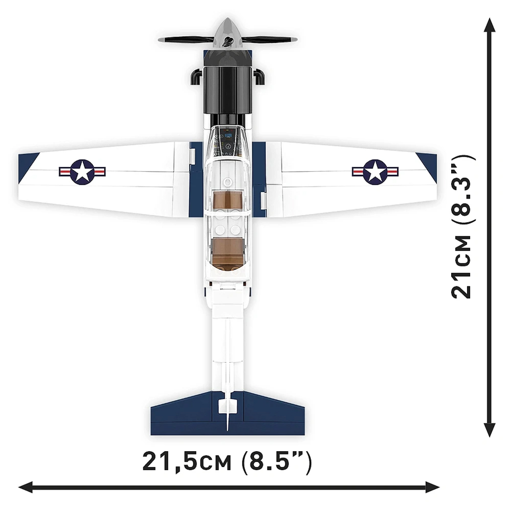 COBI: Beechcraft T-6 Texan II синьо-бяло конструктор (26624) изображение 4