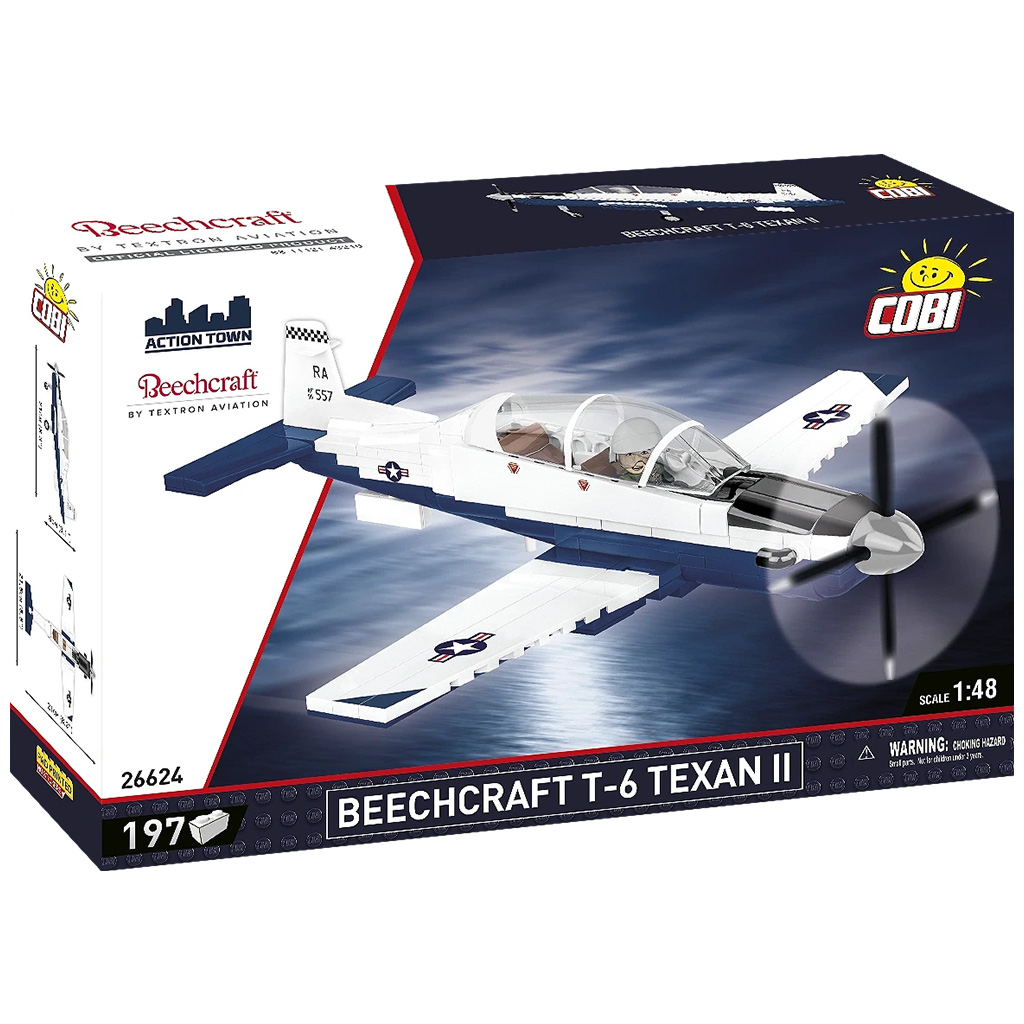 COBI: Beechcraft T-6 Texan II синьо-бяло конструктор (26624) изображение 1