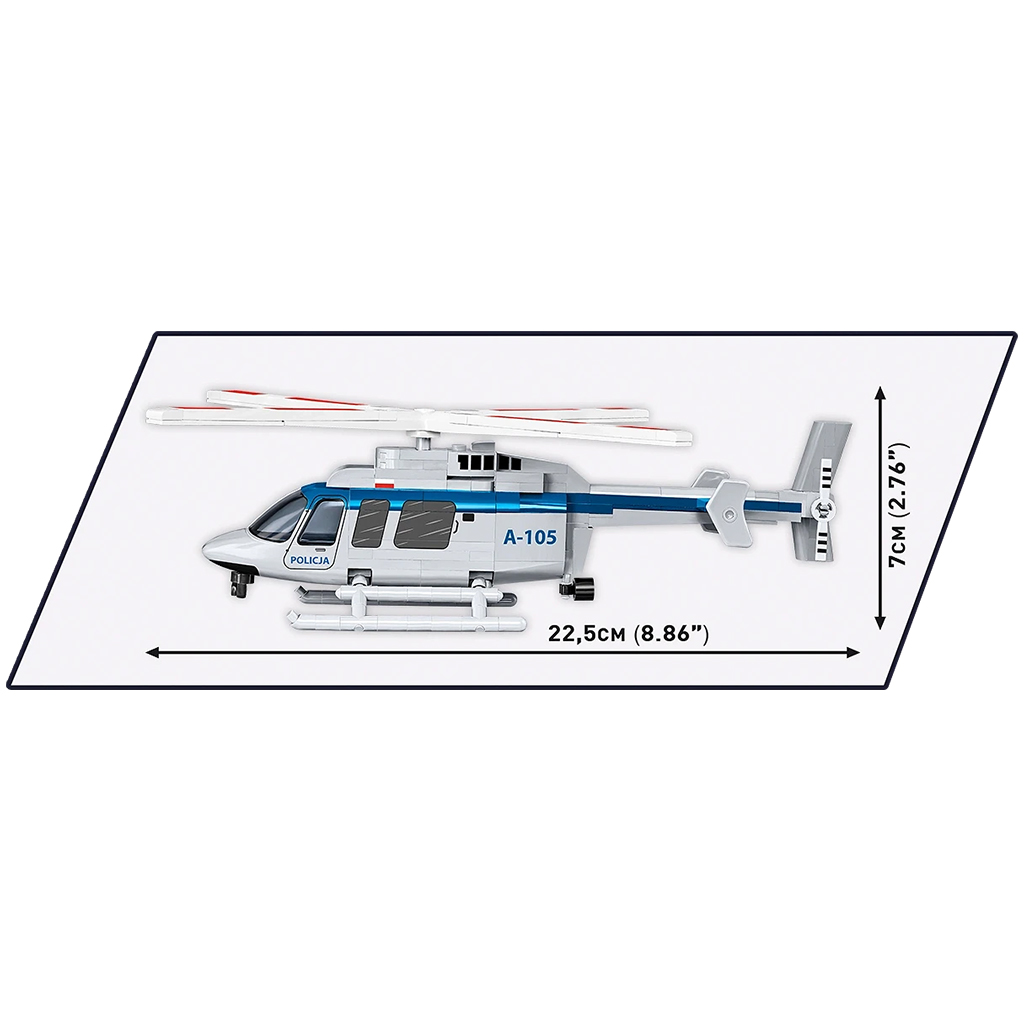 COBI: Bell 407 Полиция строителен комплект (26628) изображение 4