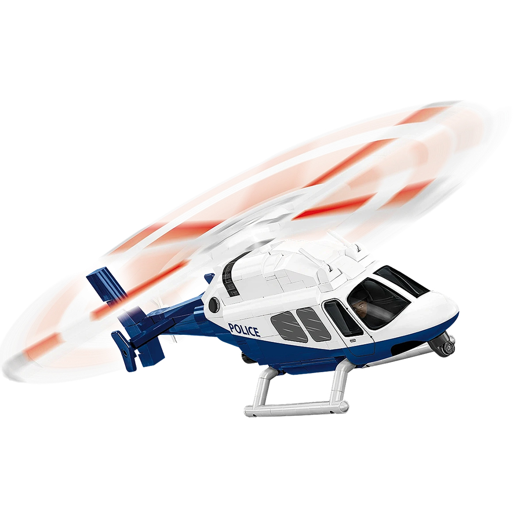 COBI: Bell 429 Полицейски хеликоптер строителен комплект (26630) изображение 2