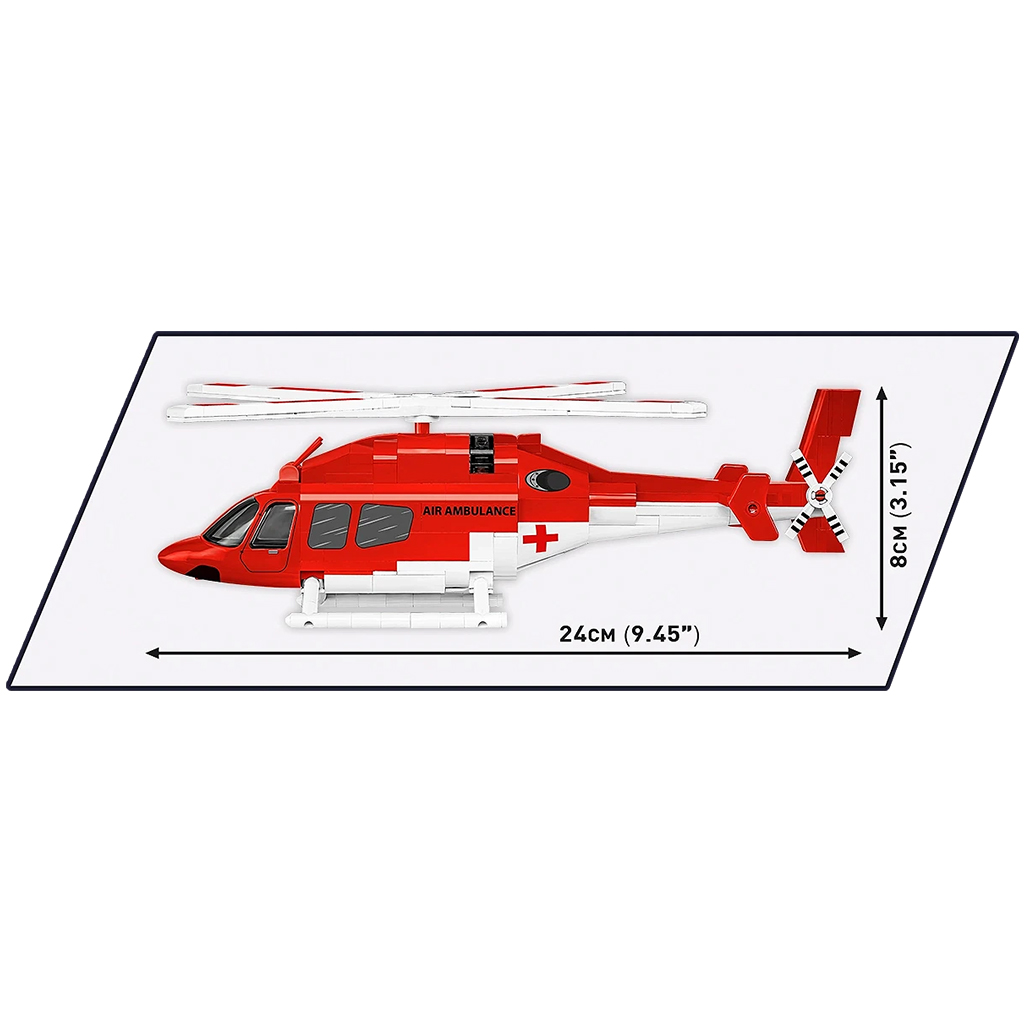COBI: Bell 429 Въздушен Спасителен хеликоптер конструктор (26629) изображение 4
