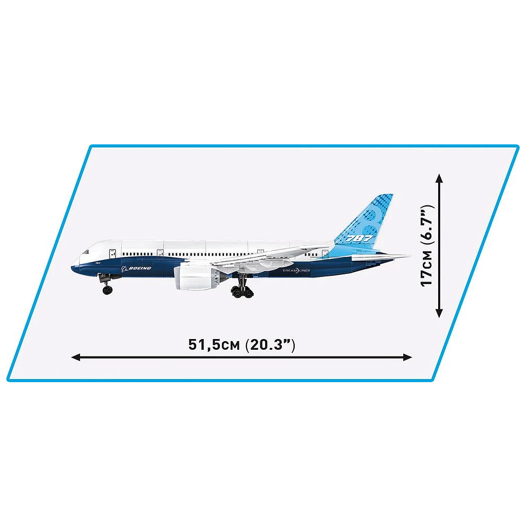 COBI: Boeing 787 Dreamliner самолет строителна играчка (26603) изображение 4