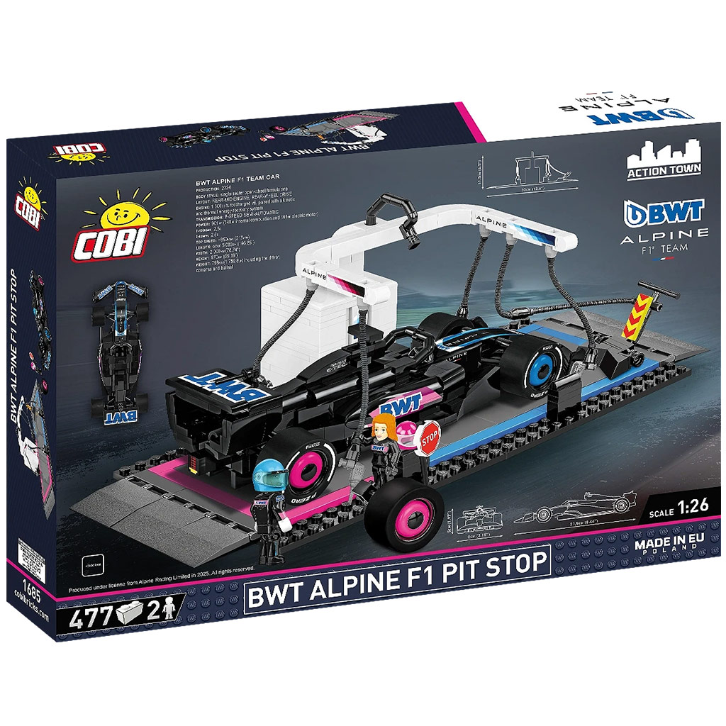 COBI: BWT Alpine F1 боксов автомобил с конструктор (1685) изображение 3