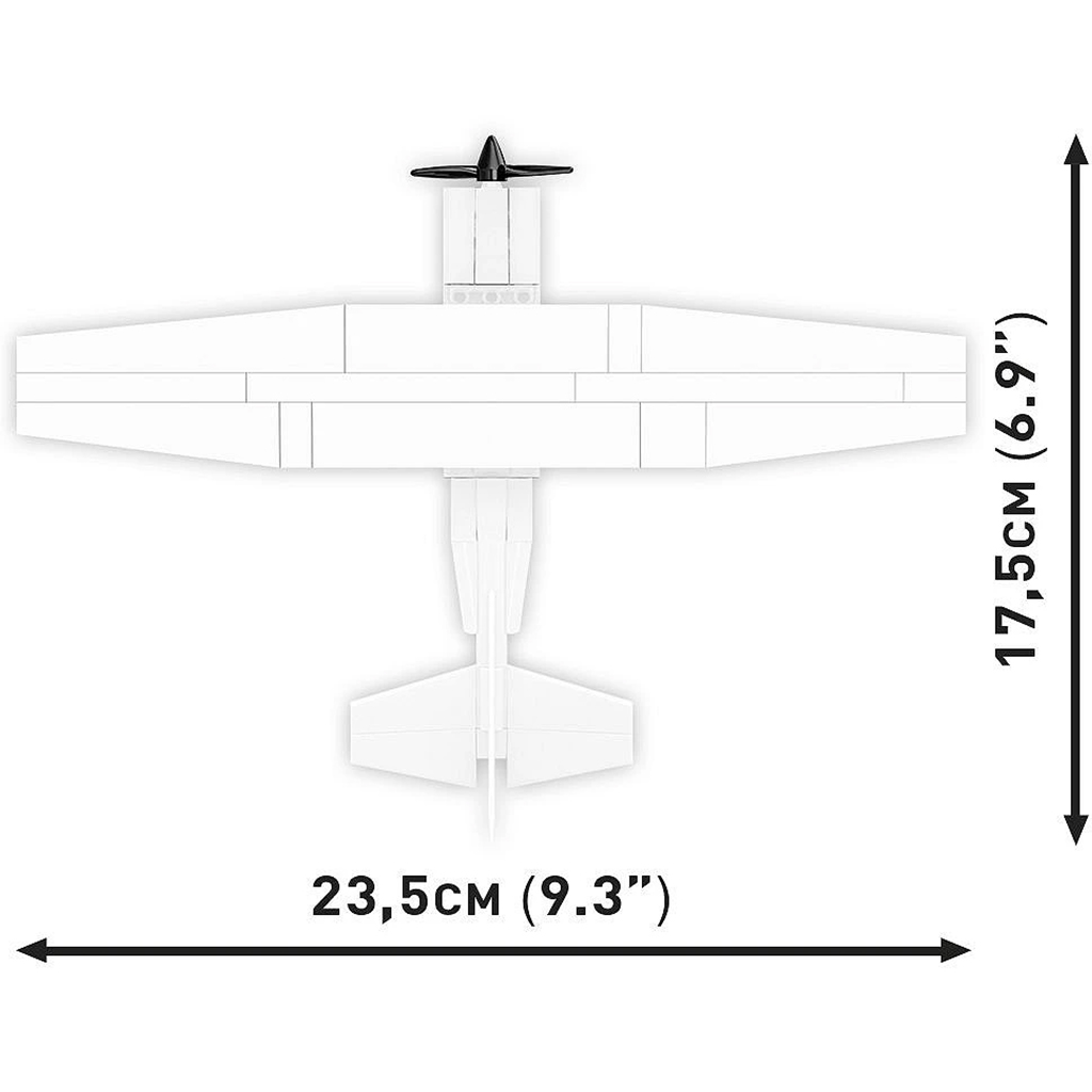 COBI: Cessna 172 Skyhawk бяло конструкторско играчка (26620) изображение 5