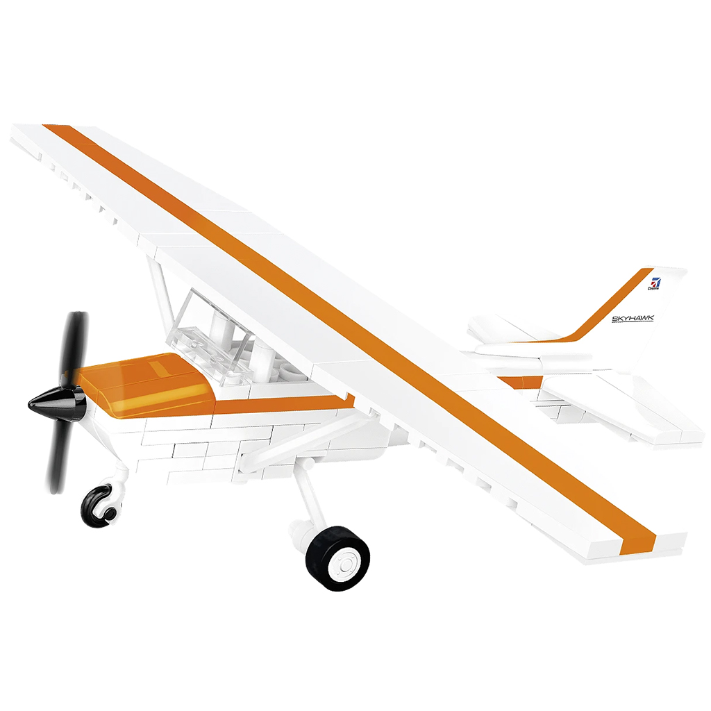 COBI: Cessna 172 Skyhawk оранжево-бял строителен комплект (26623) изображение 2