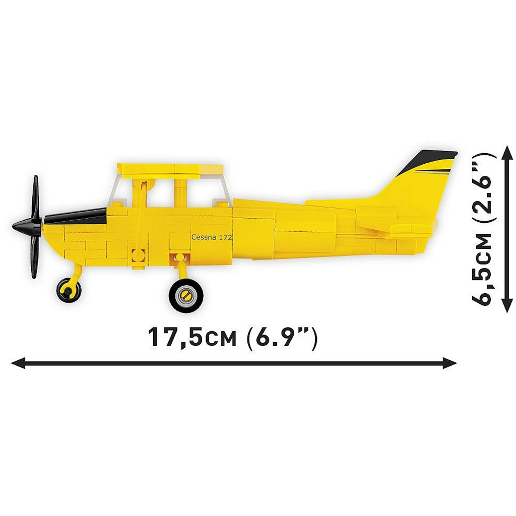 COBI: Cessna 172 Skyhawk жълт конструктор (26621) изображение 4