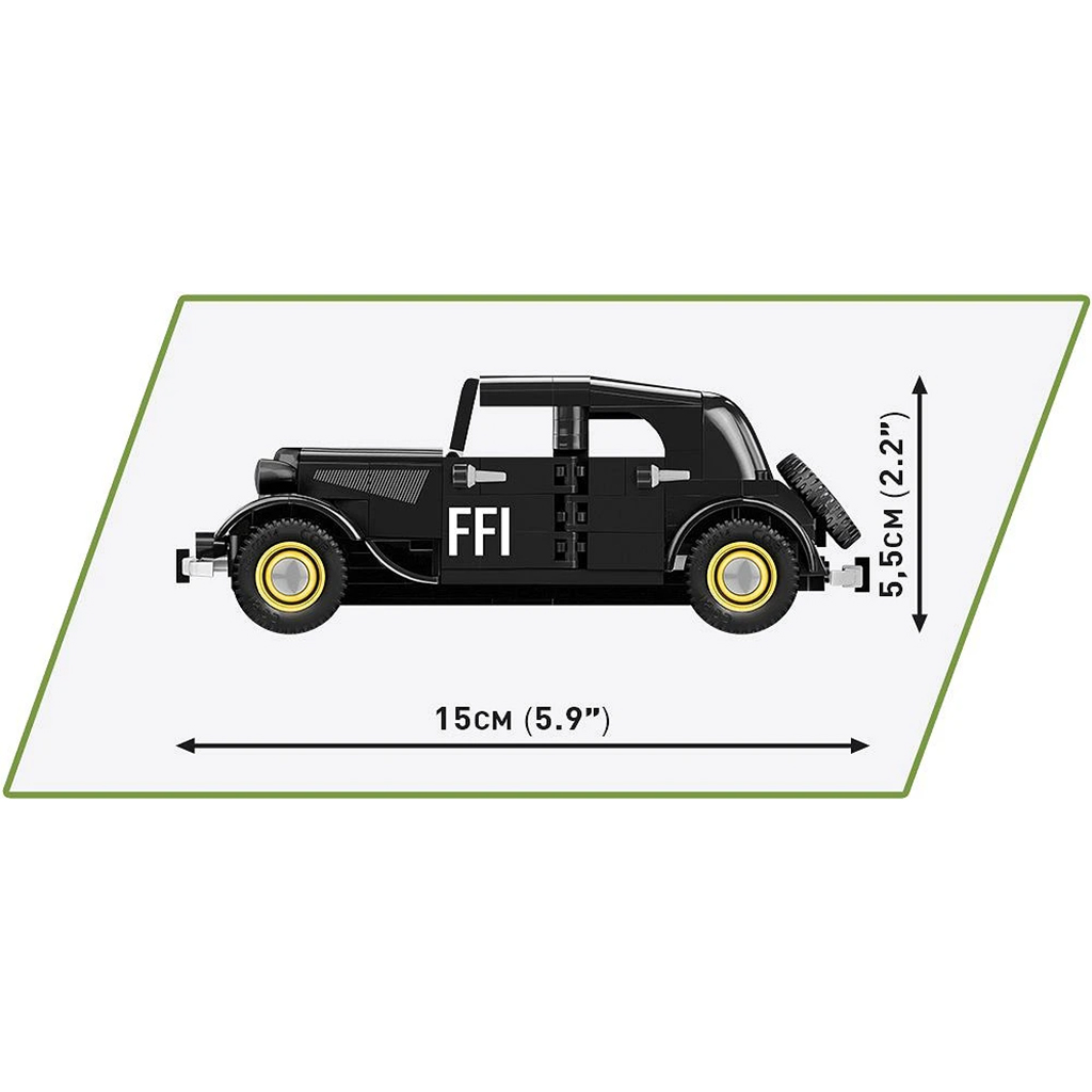 COBI: Citroën Traction 11CV BL автомобилен конструктор (2266) изображение 3