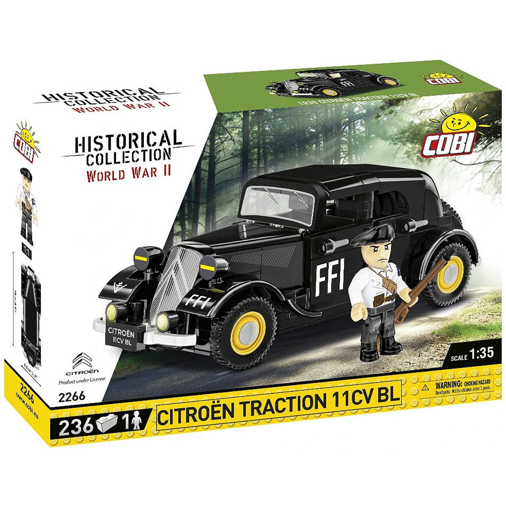 COBI: Citroën Traction 11CV BL автомобилен конструктор (2266) изображение 1