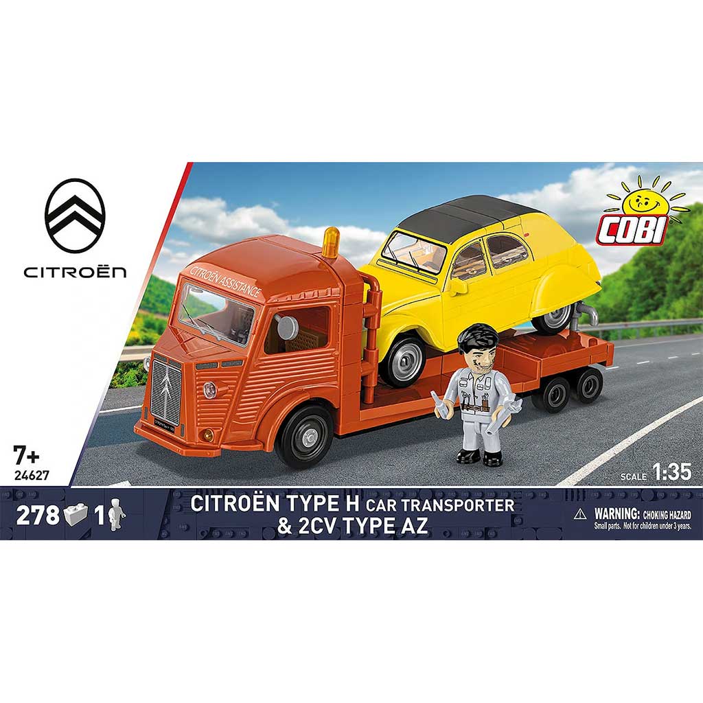 COBI: Citroen Type H Автомобилен Транспортьор & 2CV Type AZ строителна играчка (24627) изображение 1