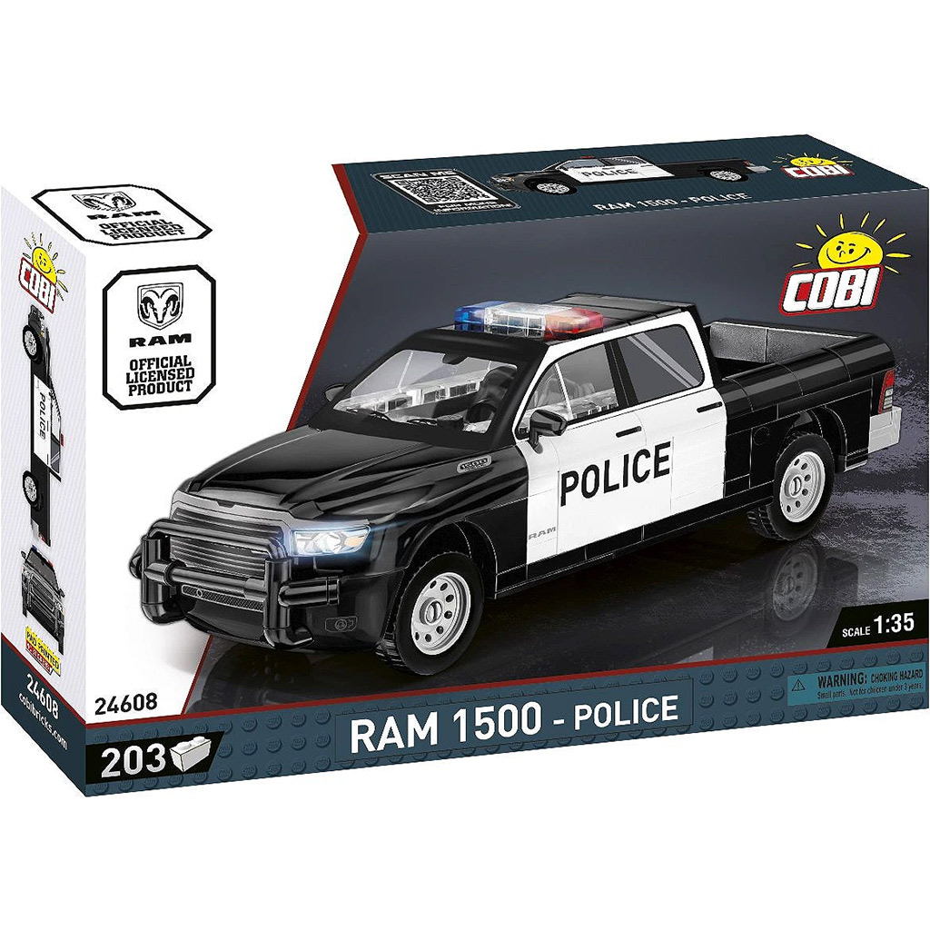 COBI: Dodge RAM 1500 полицейска кола конструктор (24608) изображение 1