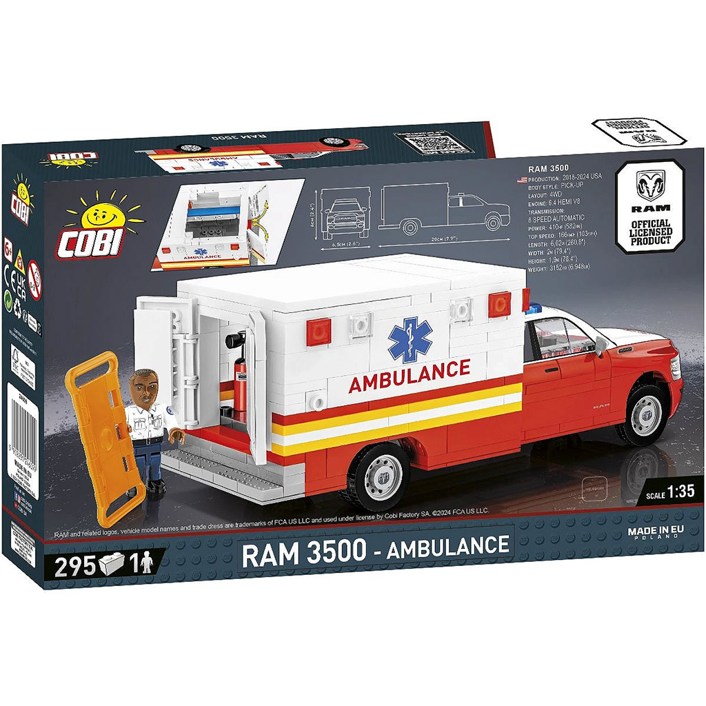 COBI: Dodge RAM 3500 линейка на спешна помощ (24609) изображение 3