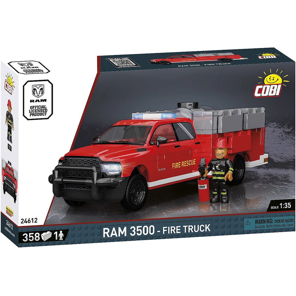 COBI: Dodge RAM 3500 пожарна кола строителен комплект (24612) изображение 1