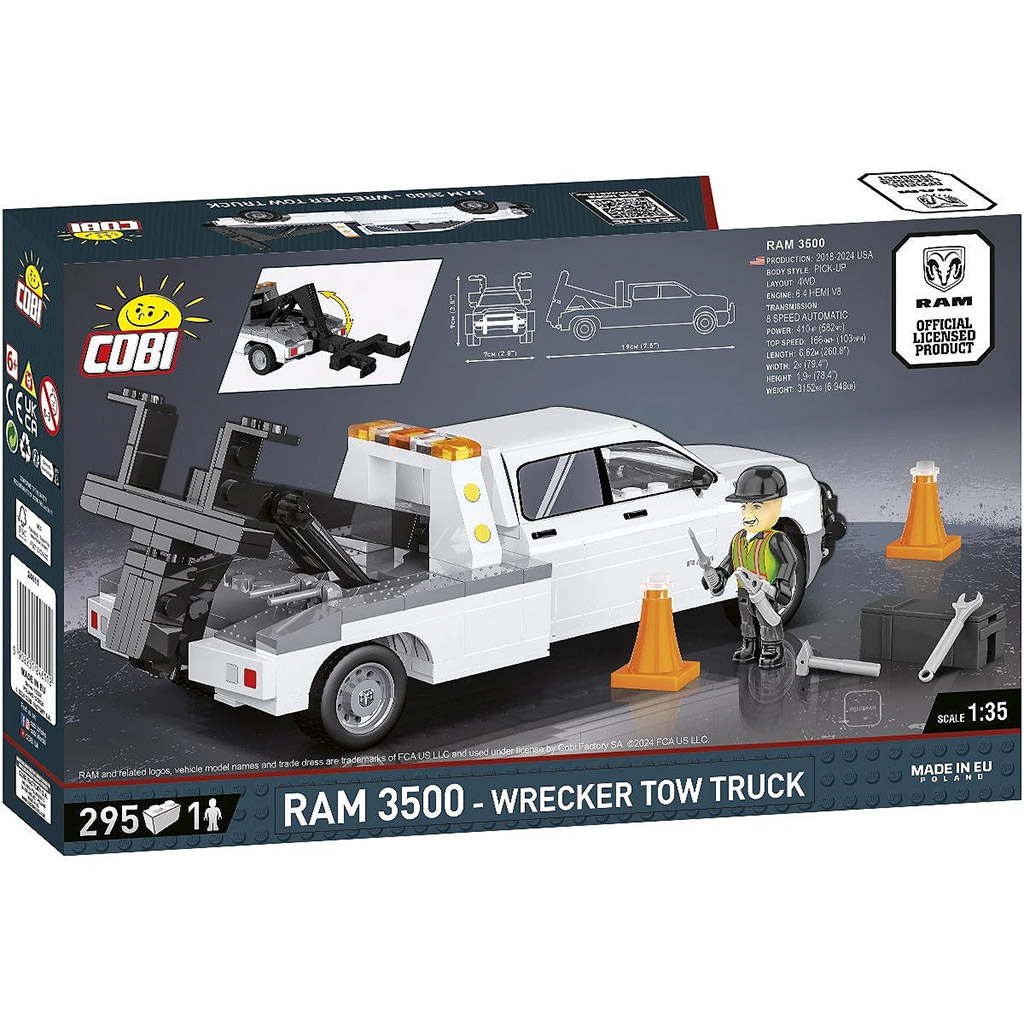 COBI: Dodge RAM 3500 влекача строителна играчка (24611) изображение 3