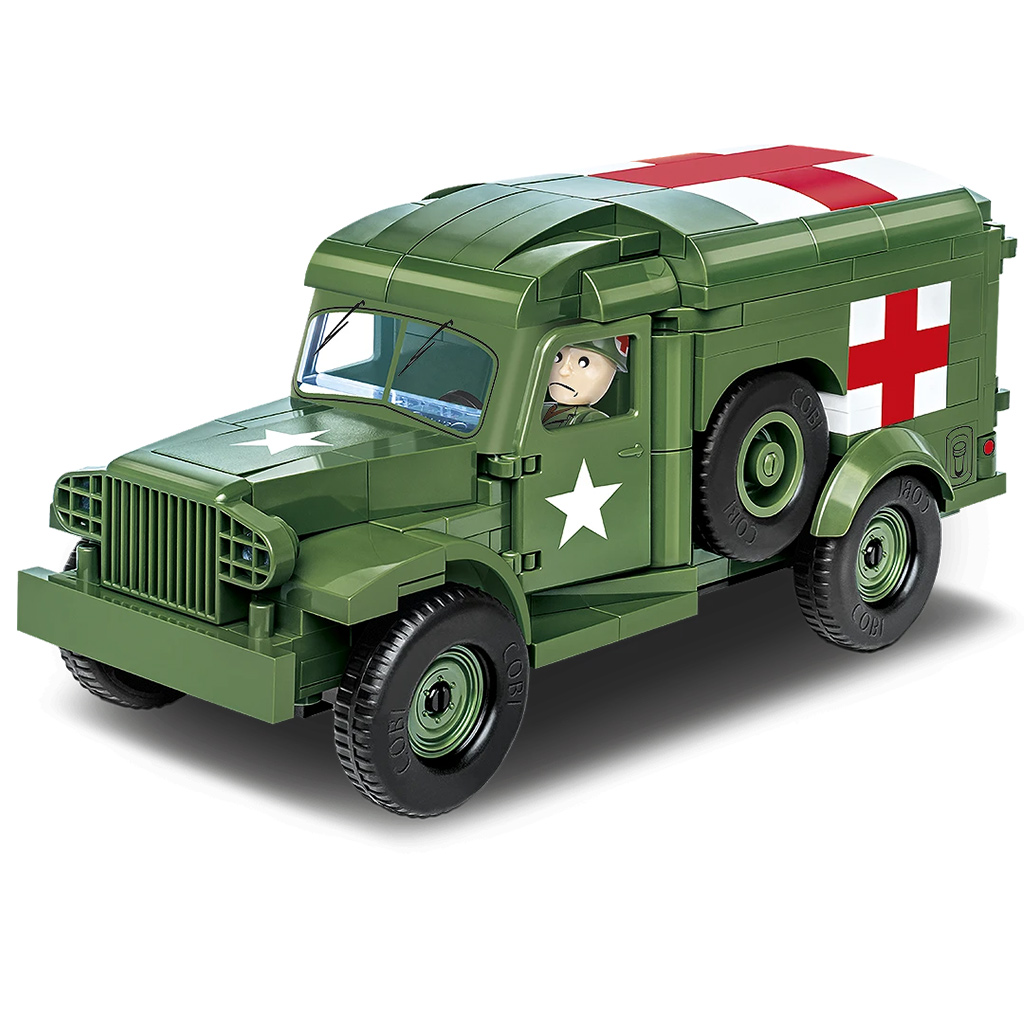 COBI: Dodge WC-54 Ambulance спешна кола конструктор (2257) изображение 2