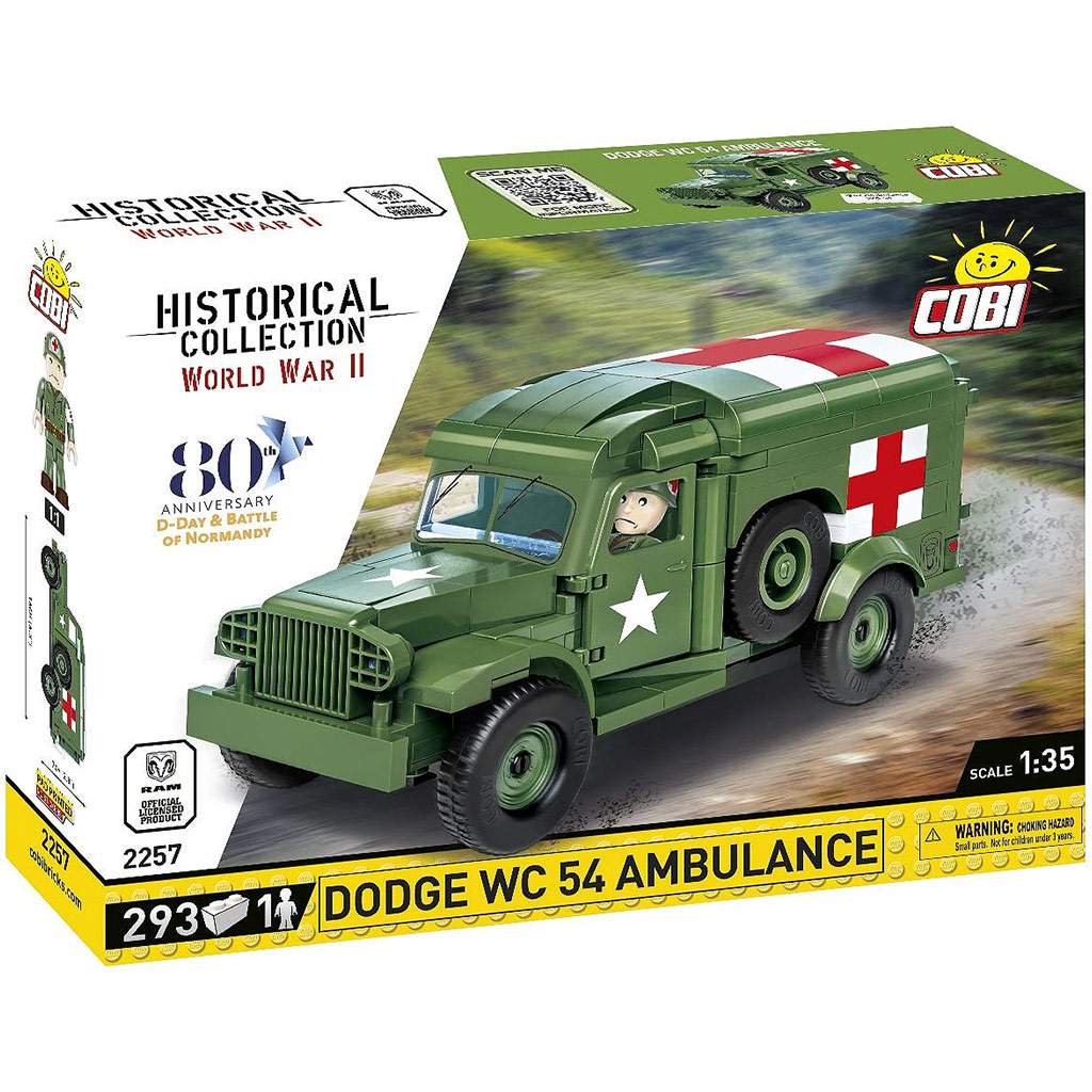 COBI: Dodge WC-54 Ambulance спешна кола конструктор (2257) изображение 1