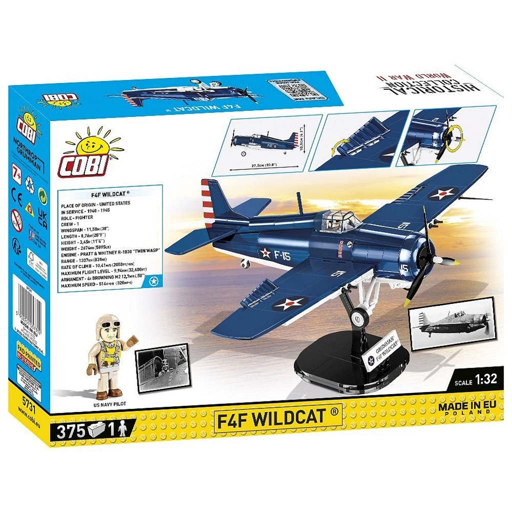 COBI: F4F Wildcat – Northrop Grumman самолетен конструктор (5731) изображение 8