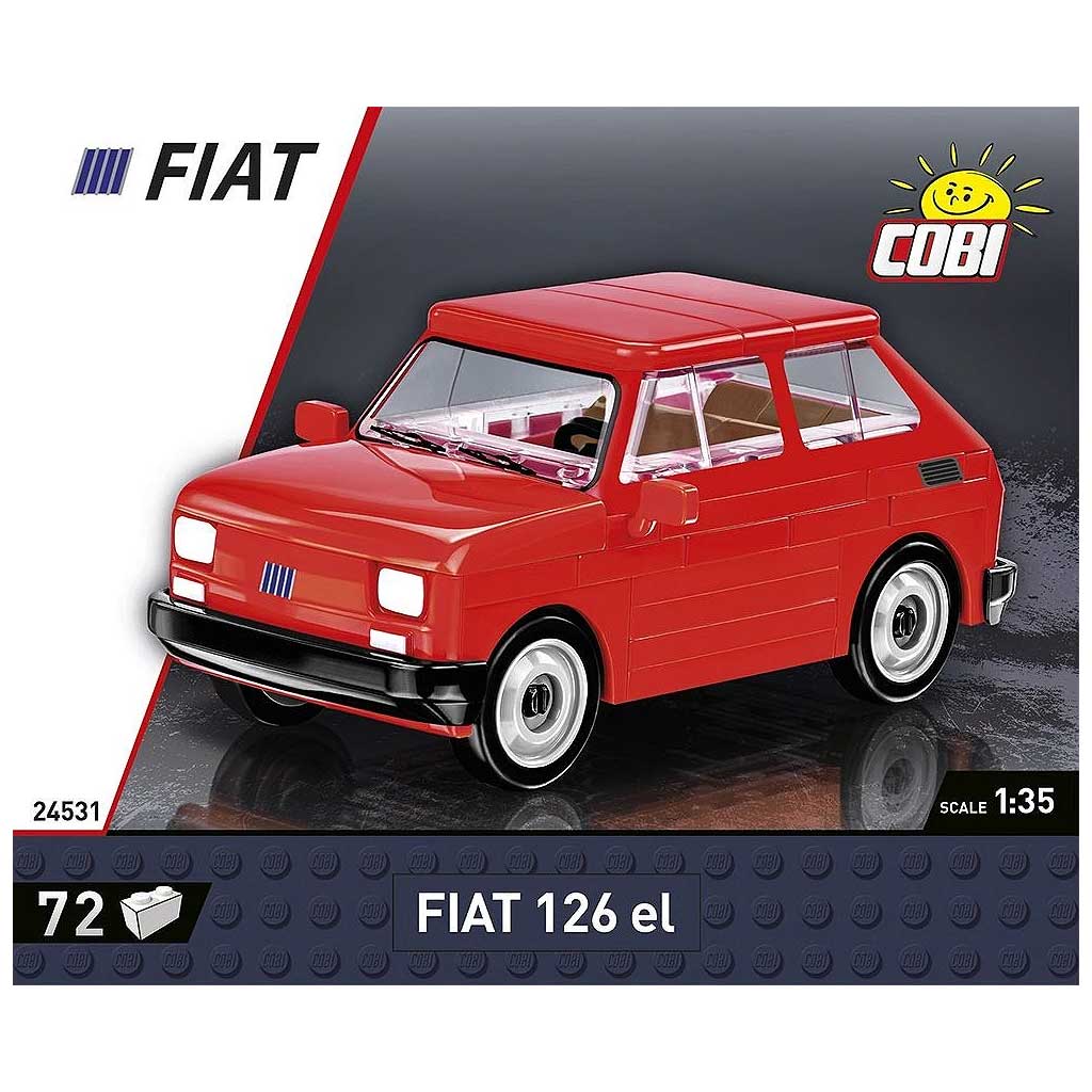 COBI: Fiat 126p автомобилен конструктор (24531) изображение 1
