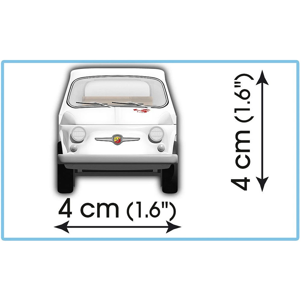 COBI: Fiat Abarth 595 конструктор (24524) изображение 5